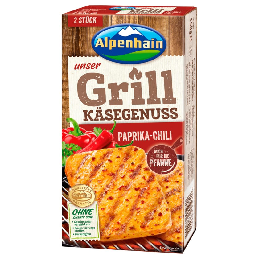 Alpenhain Grill Käsegenuss Paprika Chili 150g